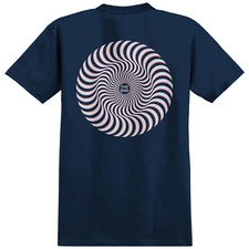 Spitfire Wheels Shirt Classic Swirl Overlay True Navy/White/Red