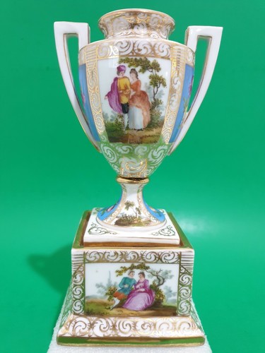 Royal Vienna Miniature Neoclassical Vase - Picture 7 of 7
