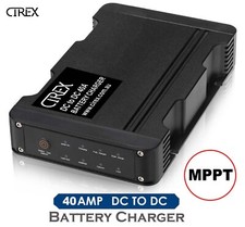 Cirex 40A 30A 20A DC to DC Battery Charger MPPT Dual Battery AGM Lithium LifePO4