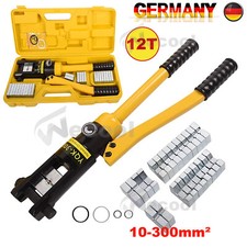 12T Presszange Crimpzange Quetschzange Kabelschuhe Zange Hydraulische 10-300 mm²