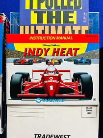 Danny Sullivan's Indy Heat NES Nintendo Box Manuale CIB Completo Inserti Promo
