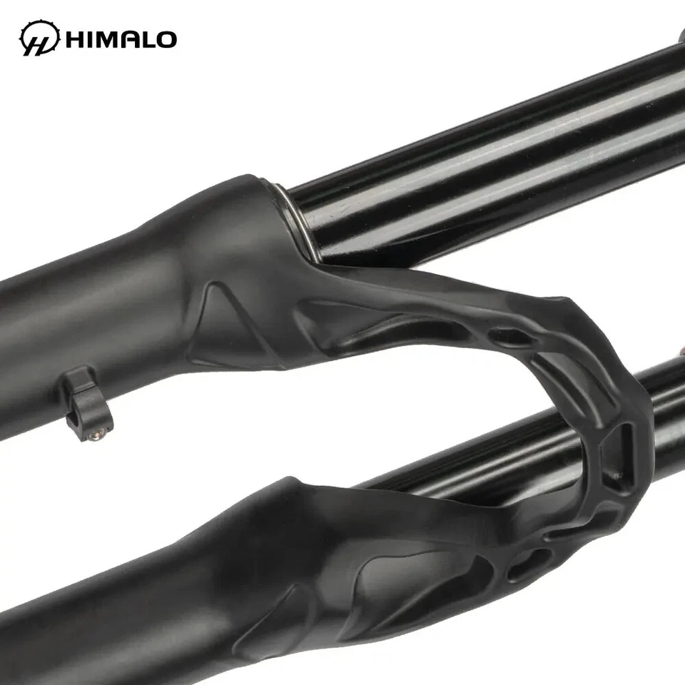 24er Suspension Air Fork Dual rown Shock AbsorberThru Axle 100*15mm for MTB Bike - Image 4 of 4