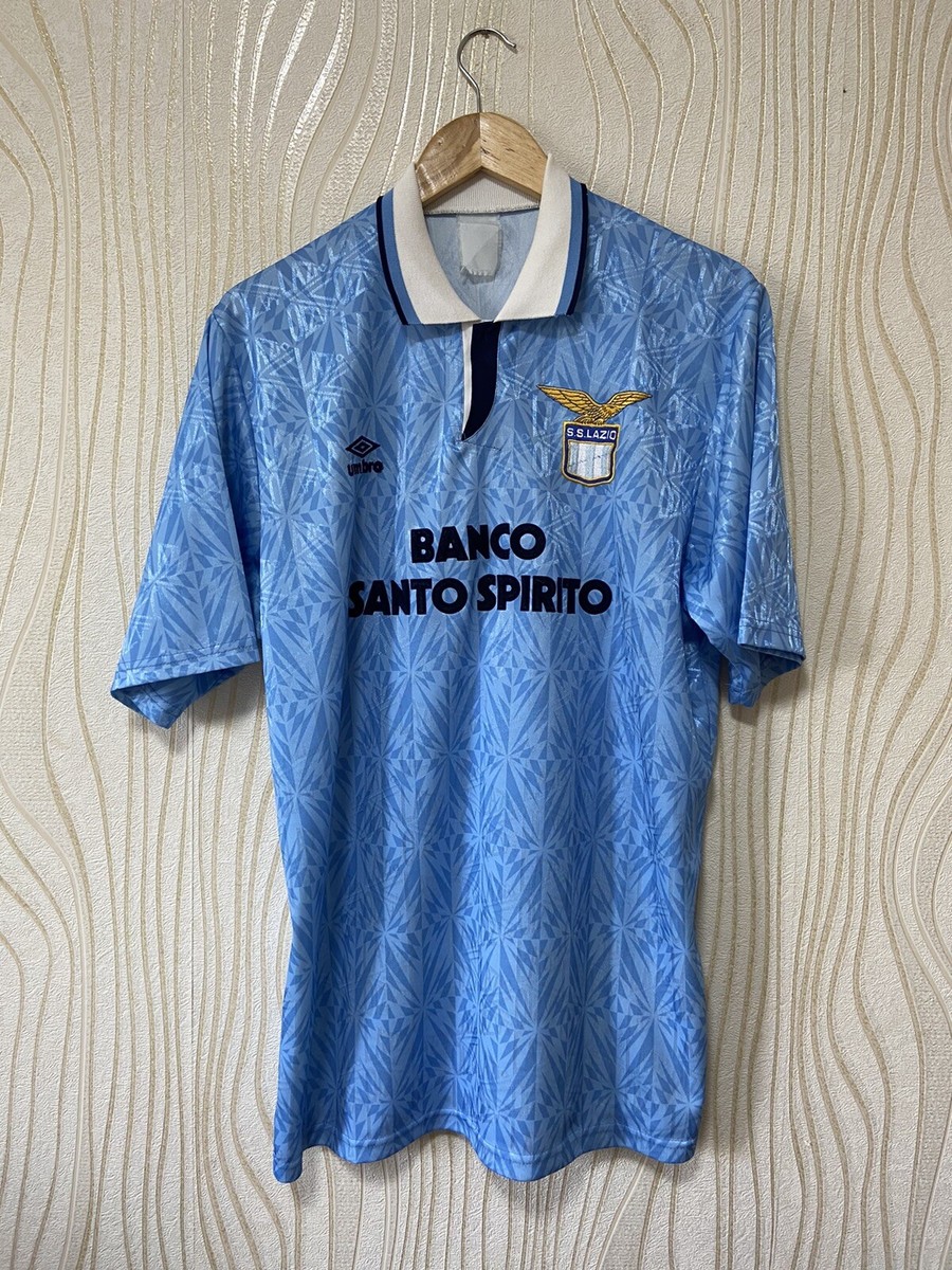 umbro　サッカーユニフォーム　LAZIO LAZIO 1991 1992 HOME FOOTBALL SHIRT SOCCER JERSEY UMBRO