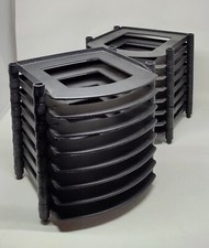 Porta CD in plastica colore nero