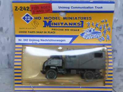 Roco Minitanks (NEW) 1/87 Modern German Unimog Communication Truck Lot #2615K