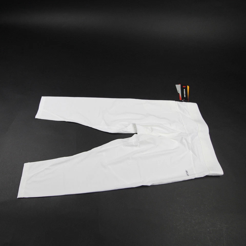 Pantalones de compresión New Balance para hombre blancos nuevos con etiquetas Foto 4 de 4