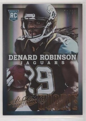 2013 Panini Absolute Spectrum Silver 79/99 Denard Robinson #124 Rookie RC 2r8