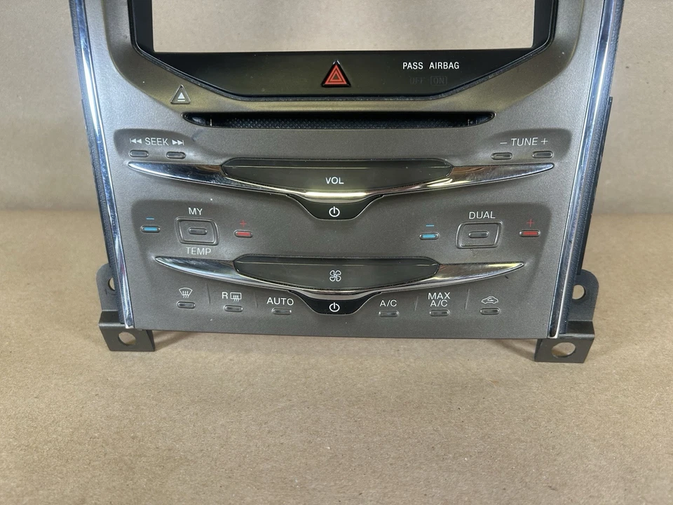 Lincoln MKX 2011-2015 radio temperatura aire acondicionado panel de control de clima bisel ventilaciones OEM Foto 3 de 4