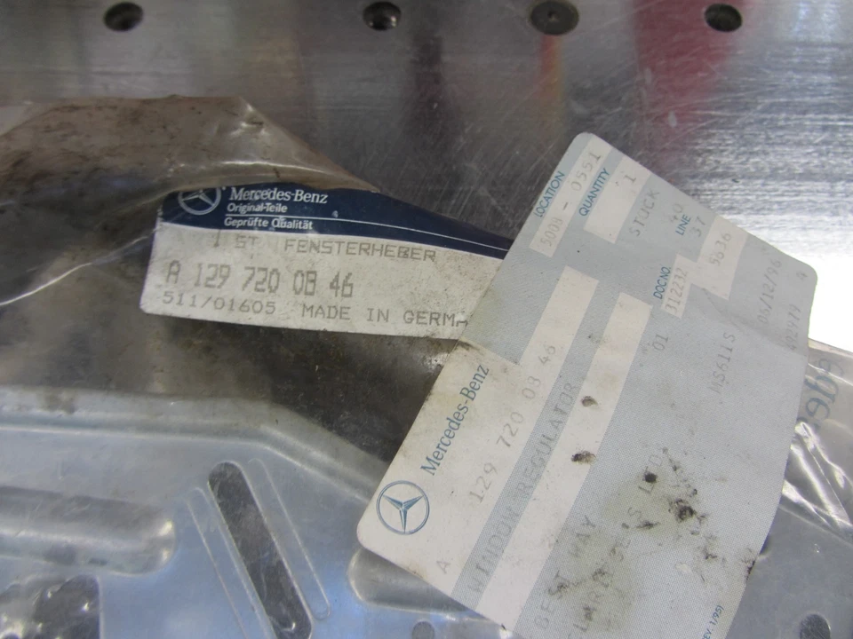 Подлинный регулятор правого переднего стекла Mercedes W129, 1297200846, читайте примечания. - Изображение 2 из 4