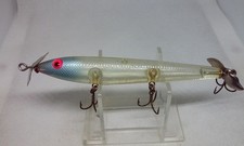 Vintage Cotton Cordell Boy Howdy Blue Nose Clear 5" Topwater 5/8oz Fishing Lure