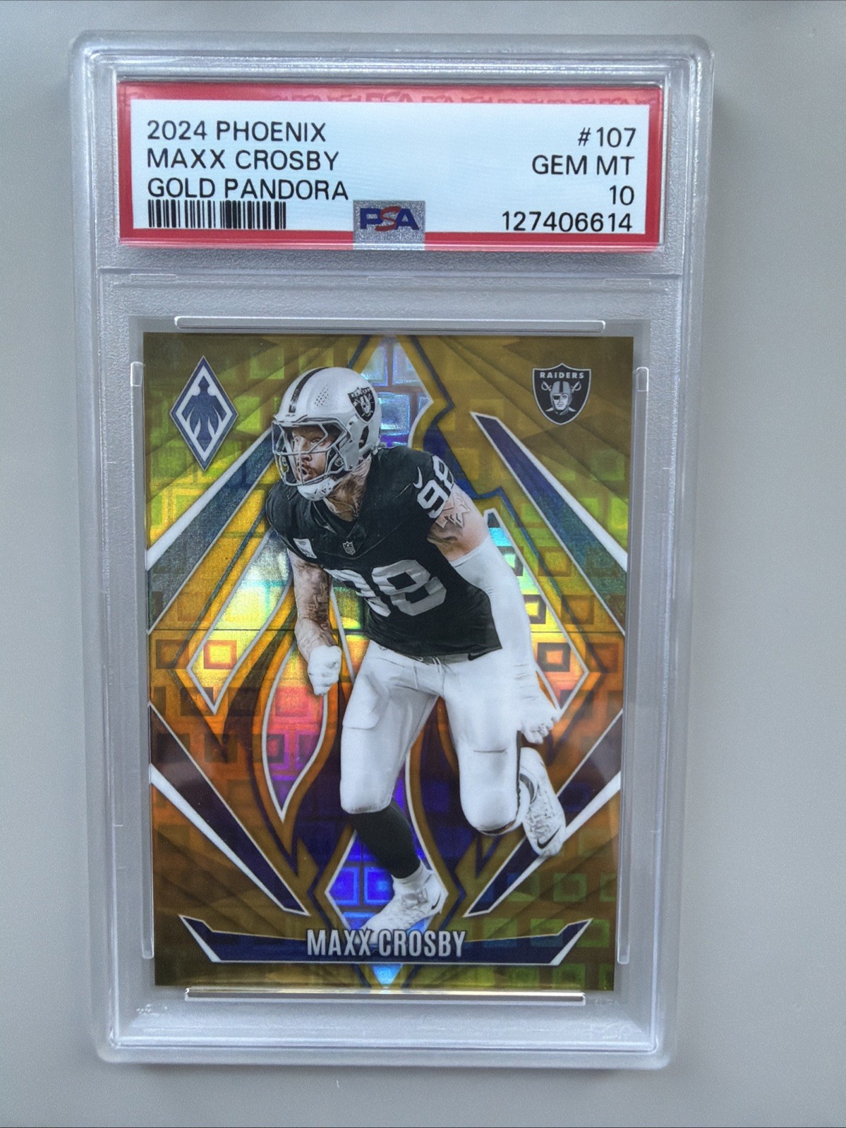 2004 Phoenix Maxx Crosby Gold Pandora /10