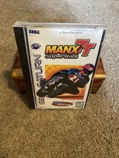 Manx TT Super Bike Sega Saturn CIB Complete w/ Manual & Case - Near Mint