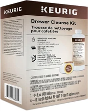 Keurig Brewer Cleanse Kit For Maintenance Includes Descaling Solution &... 