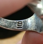 Sterling Silver Seascout Boy Scouts Explorers Scouting Military Wings Ring sz 9 — photo 6