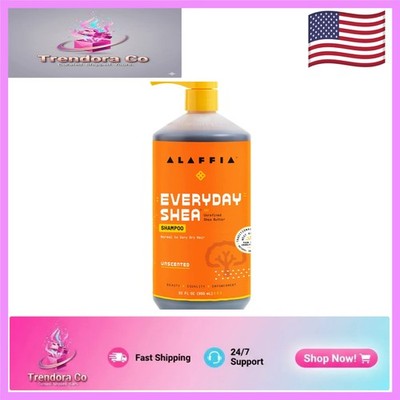 EveryDay Shea Unscented Shampoo 32 fl oz - Gentle Cleanser for Dry Hair