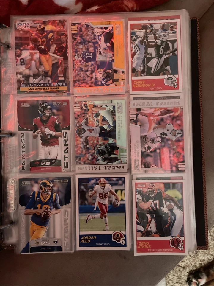 23 Pages Of NFL And College Football Cards 2010 To 2021 - Image 3 of 4