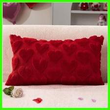 Valentines Pillow Covers 20X20 Inch Set of 2 Valentines Day Decoration Red Heart