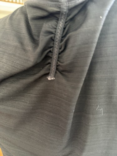 Athleta Women Black 1/2 Zip Pacifica UPF 50+ Tank Top Stretch Material Size M - Afbeelding 3 van 5