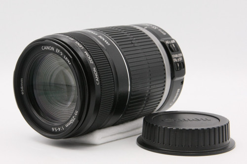 Video Canon 55-250mm F/4-5.6 IS Telephoto Zoom Lens EOS APS-C EF-S From Japan