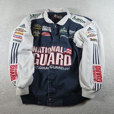 NASCAR Chase Authentics  Dale Earnhard Jr National Guard Jacket Size Large