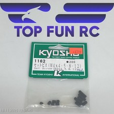 KYOSHO 1162 SET SCREW M4X4.5, 8, 12 UNIVERSAL FOR KYOSHO VEHICLES VINTAGE