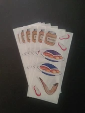 Creative Memories ~ Lot of Eight Studio Stickers ~ 2" x 5"  Rams Horn