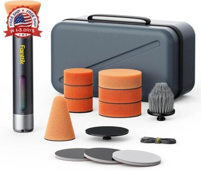 Fanttik P10 Pro Mini Car Buffer Polisher, 4000mAh Cordless Rotary Car Polisher W