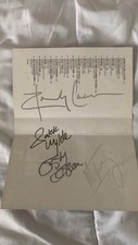 Ozzy Osbourne & Band Autographed VHS Cover Black Sabbath kiss Iron Maiden Dio 