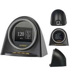 AUTOOL X70 OBD HUD Gauge Car Digital Speedometer RPM Temperature Overspeed Alarm