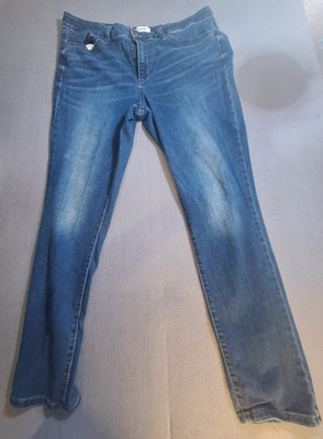 Sonoma Goods For Life Skinny Women's Size 16 Stretch Distressed Blue Denim Jeans