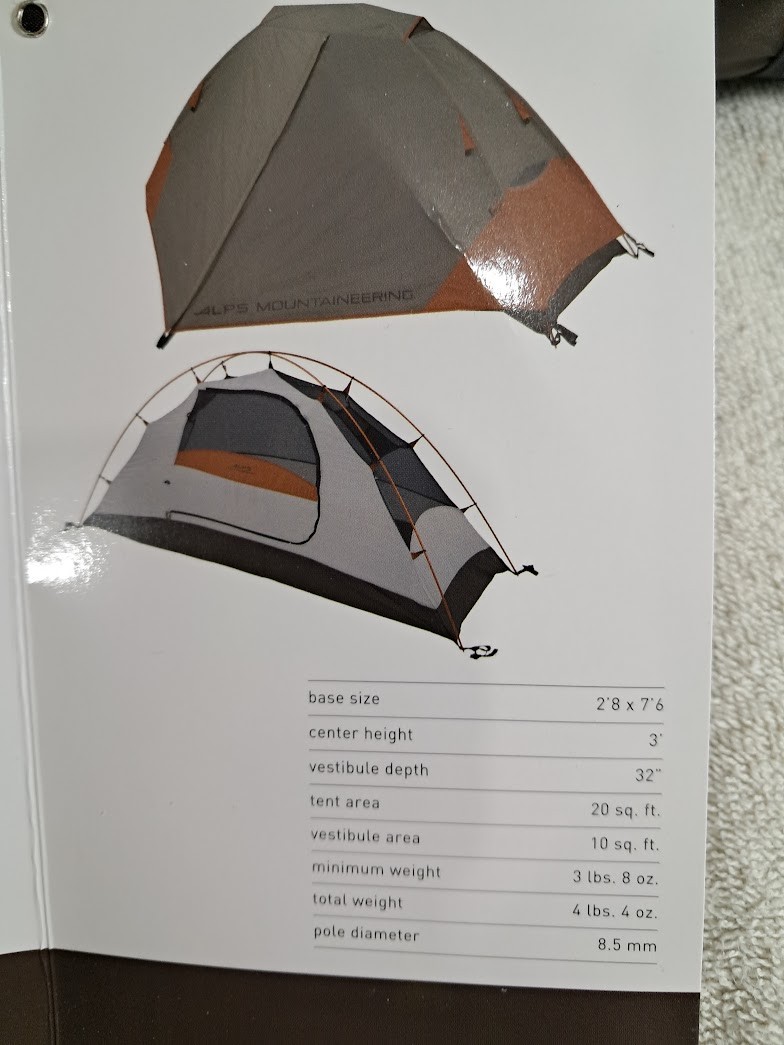 One Person Backpacking Tent