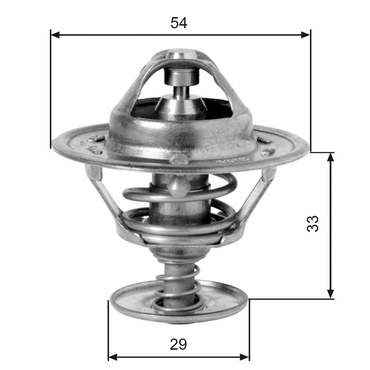 GATES-OE TH12988G1 Thermostat, coolant for DAIMLER,FORD,JAGUAR,LAND ROVER,MG,NIS