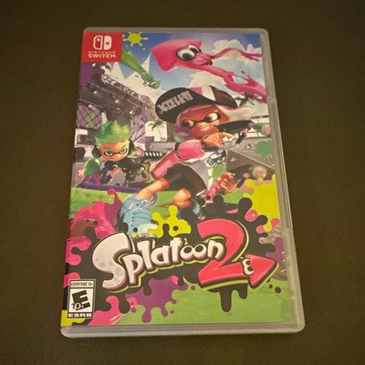 Nintendo Splatoon 2 Multiplayer Online Switch w/ Case & Cartridge