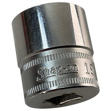 Snap-on FSM191 Chrome Socket 19mm 6pt 3/8