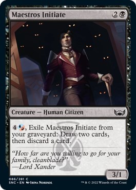Maestros Initiate #86 *Foil* (NM) Streets of New Capenna MTG