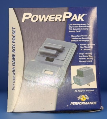 Vintage Unopened Box/Performance Power Pak For Gameboy Pocket