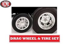 New Acme 1:18 Scale Drag Wheel & Tire Set A1800935W