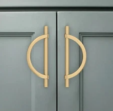 Amerdeco 10 Pack Champagne Bronze Cabinet Pulls 5 Inch(128MM) Hole Centers...157