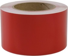 Two Inch Solid Stripe for Auto Truck Boat - 3mil Vinyl - 2" x 50' - Color: Red