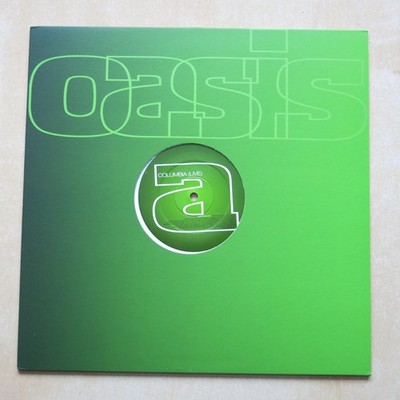 OASIS Columbia (Live) / Heart Of A UK promo 12'' in unique sleeve Mint / Unplayed