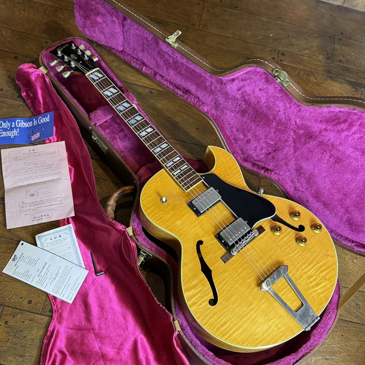 Gibson ES-175D Natural 1995 Electric Guitar Used Product Shipping