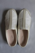 Easy Spirit Traveltime Women's Clogs White Sparkle Size 9M