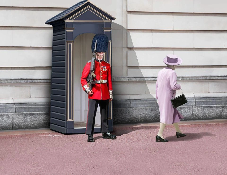 REVELL 1/16 QUEEN S GUARD - Immagine 4 di 4