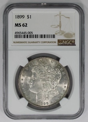 1899 Morgan Dollar NGC MS62