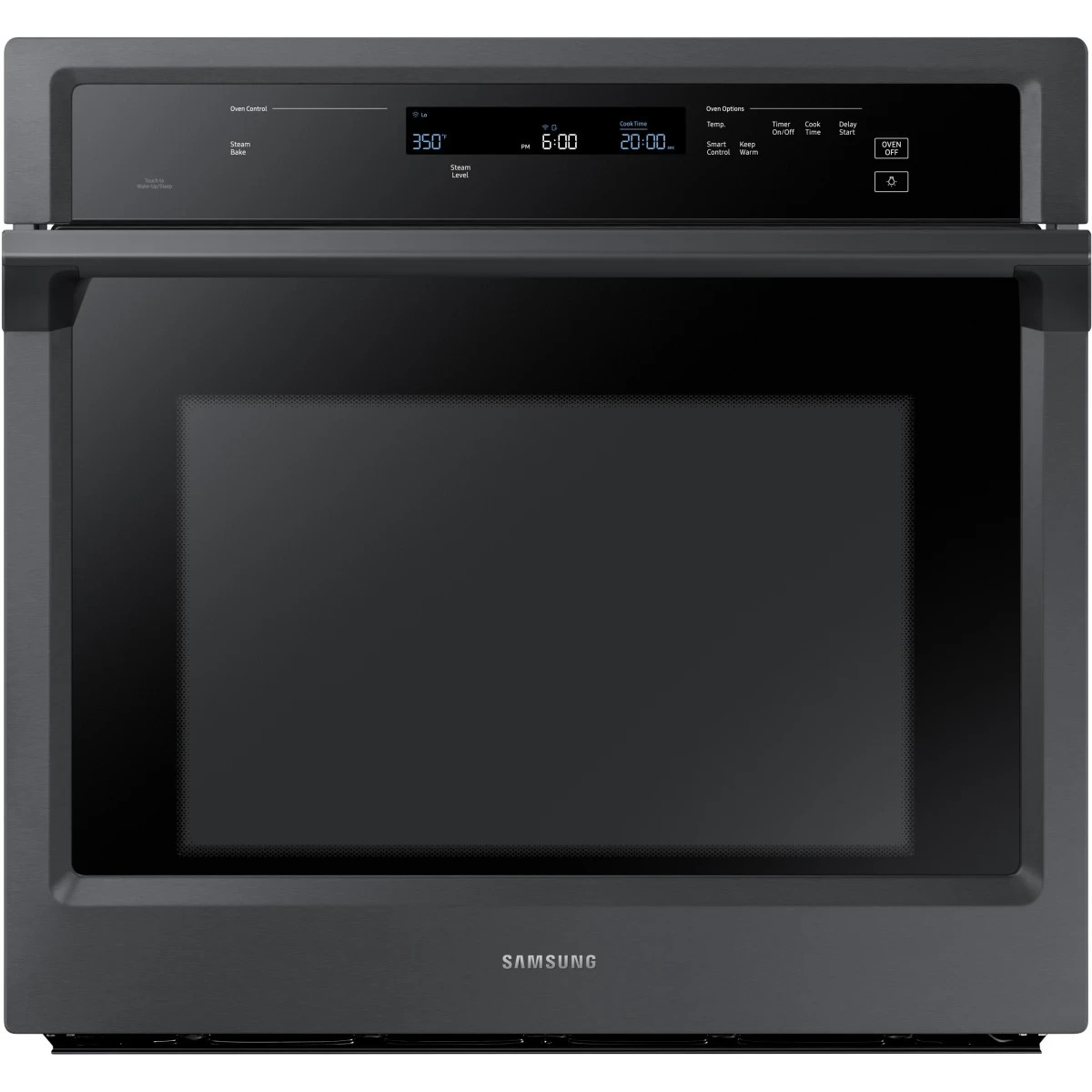 Samsung NV51K6650SG 30 Inch Wall Oven with 5.1 cu. ft. Capacity, Steam Cook, Co
