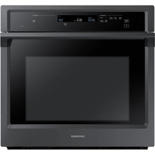 Samsung NV51K6650SG 30 Inch Wall Oven with 5.1 cu. ft. Capacity, Steam Cook, Co