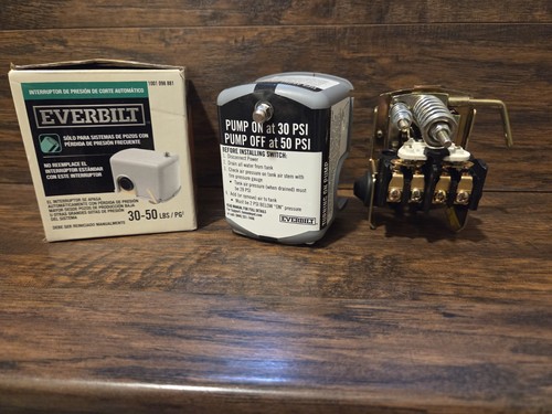 EVERBILT EBPSL3050 30/50 PSI PRESSURE SWITCH FOR WELL PUMPS 1001 098 881