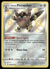 GALARIAN PERRSERKER SV087/SV122 SHINING FATES SHINY VAULT POKEMON HOLO NM