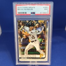 Topps 2019 Update Series Bryan Reynolds Rookie #US51 PSA 9 Pirates MLB