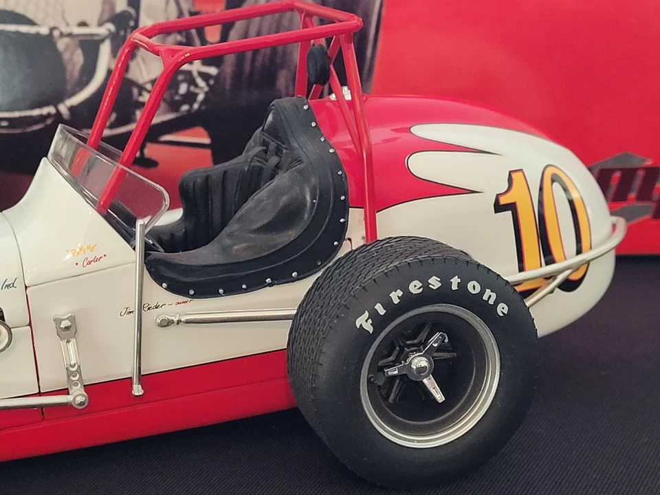 Pancho Carter #10 Dobbins Chevrolet Dirt Champ Car GMP 1:18 Diecast, 72/750 - Image 4 of 4